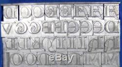 Alphabets Metal Letterpress Print Type 48pt Lombardic Capitals ML54 6#