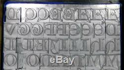 Alphabets Metal Letterpress Print Type 48pt Lombardic Capitals ML93 6#