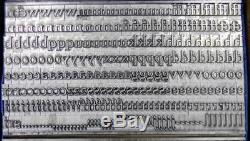 Alphabets Metal Letterpress Print Type ATF 24pt Goudytype + Swash ML37 7#