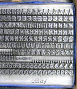 Alphabets Metal Letterpress Print Type Antique 12pt Mandarin ML58 3#