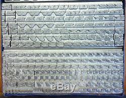 Alphabets Metal Letterpress Print Type Import SB 18pt Chisel Wide MM82 12#