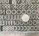 Alphabets Metal Letterpress Printing Type 36pt Sans Serif Gothic Mn98 18#