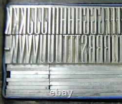 Alphabets Metal Letterpress Printing Type 48pt EMPIRE caps MN51 3#