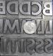 Alphabets Metal Letterpress Type 72pt Twentieth 20th Century Bold Ml66 18#