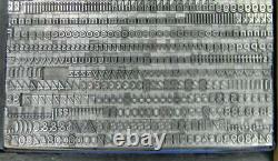 Alphabets Vintage Metal Letterpress Type 18pt 20th Century Medium MN56 6#