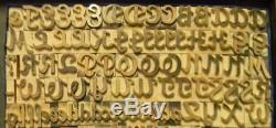 Alphabets WOOD Letterpress Print Type Import SB 6line 1 Glenmoy 146pc MW02