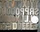 Alphabets Wood Letterpress Type Hamilton 4line 5/8 Gothic Bold Mw20 2#