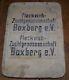 Antique Boxberg Germany Breeding Coop Printing Litho Lithographic Stone German