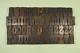 Antique Clarendon Page & Co Letterpress Blocks Wood Type 2 Inch Uppercase