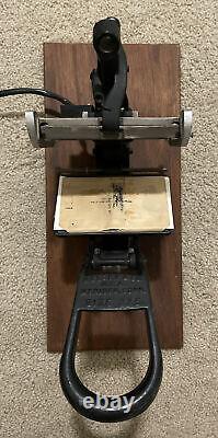 Antique Kelsey Co 3x5 Letterpress Tabletop Printing Press Excelsior Model N READ
