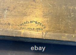 Antique Letterpress Printer Block Galley Type Tray 24 X 7 All Brass Patina NY