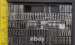 Antique Letterpress Printing Type BB&S 42pt Gothic Chamfer Series MN91 6#