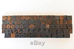 Antique Letterpress Wood Type 6-line (1) Antique Font Letterpress Printing
