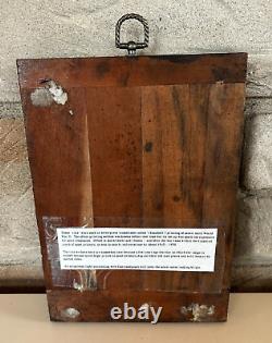 Antique Rubenstein Melody in F Music Score Wood Block Print Plate 10.75 x 7.75