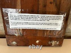Antique Rubenstein Melody in F Music Score Wood Block Print Plate 10.75 x 7.75