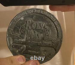 Antique Sears Roebuck Advertisement Printing Plate Roly Poly Ansorbent Diaper