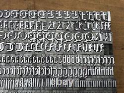 Antique VTG Fancy Ornate 36pt Goudy Text Letterpress Print Type A-Z Letter # Set