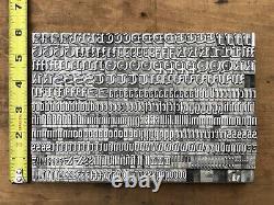 Antique VTG Fancy Ornate 36pt Goudy Text Letterpress Print Type A-Z Letter # Set