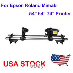 Auto Media Take up Reel System for 54 Roland VS-540 FH-740 SC-500 FJ-500 FJ-600