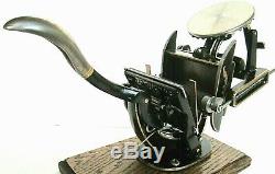 Baltimore #9 Letterpress Printing Press New Roller Excellent! Kelsey C&p Sigwalt