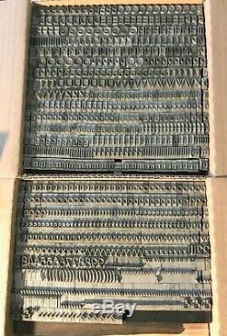 Bernhard Gothic Letterpress Type 36 Pt