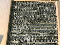 Bernhard Gothic Letterpress Type 36 Pt