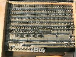 Bernhard Gothic Letterpress Type 36 Pt
