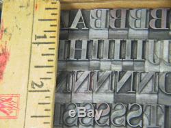 Bodoni Bold 48pt 24 lbs Printers Type Letterpress Type