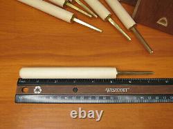 Bookbinding Brass Handle Letters Edinburgh #10 Brass Hand Type 40-Piece Set