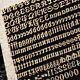 Bookbinding Brass Type Set 0.24 Embossing Gold Finishing Bookbinder Blackletter