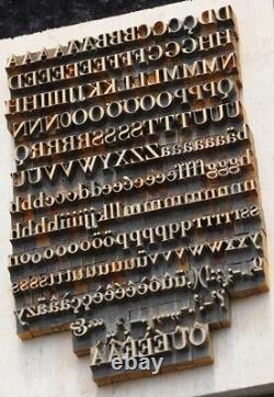 Bookbinding Brass Type set 0.24 embossing gold finishing bookbinder gilding