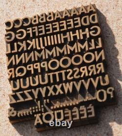 Bookbinding Brass Type set 0.26 embossing gold finishing bookbinder gilding