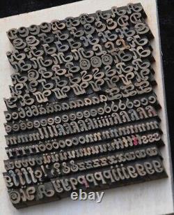 Bookbinding Brass Type set 0.30 embossing gold finishing bookbinder gilding