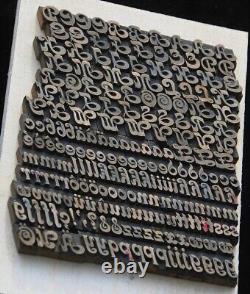 Bookbinding Brass Type set 0.30 embossing gold finishing bookbinder gilding