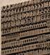 Bookbinding Brass Type Set 0.31 Embossing Gold Finishing Bookbinder Blackletter