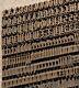 Bookbinding Brass Type Set 0.31 Embossing Gold Finishing Bookbinder Blackletter