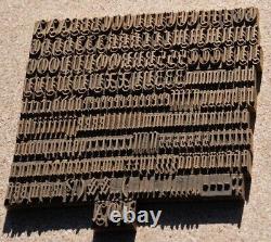 Bookbinding Brass Type set 0.31 embossing gold finishing bookbinder blackletter