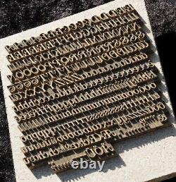 Bookbinding Brass Type set 0.35 embossing gold finishing bookbinder gilding