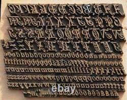Bookbinding Brass Type set 0.39 embossing gold finishing bookbinder gilding
