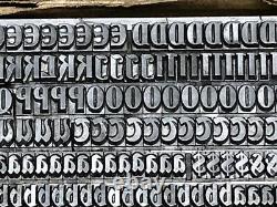 Bradley 10 pt. Letterpress Metal type Printers Type