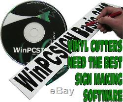 Brand new BASIC WinPCSIGN 2018 Software 600 Vinyl cutter driver. Vectorization