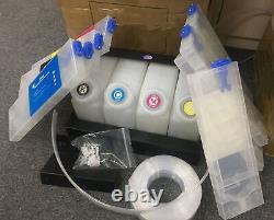 Bulk Ink Supply System + Vertical Cartridges For Roland VS-300 VS-420 VS-540 New