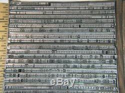 Century 10 pt. Letterpress Metal type Printers Type LARGE FONT