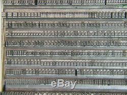 Century 10 pt. Letterpress Metal type Printers Type LARGE FONT