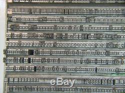 Century 10 pt. Letterpress Metal type Printers Type LARGE FONT