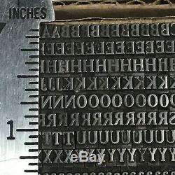 Cheltenham Condensed 12 pt Letterpress Type Vintage Metal Lead Printing