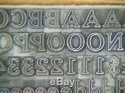 Cheltenham Inline 14 pt. Letterpress Metal type Printers Type