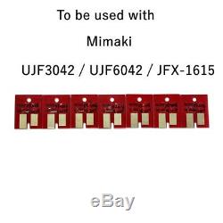 Chip permanent for Mimaki LF140-0728 UJF3042/ UJF6042 UV Cartridge CMYKLCLMWh
