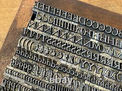 Colwell Handletter Italic Letterpress Rare Foundry Type Font 24 Point Elizabeth