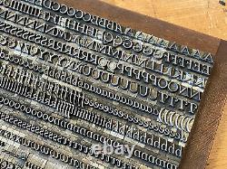 Colwell Handletter Italic Letterpress Rare Foundry Type Font 24 Point Elizabeth